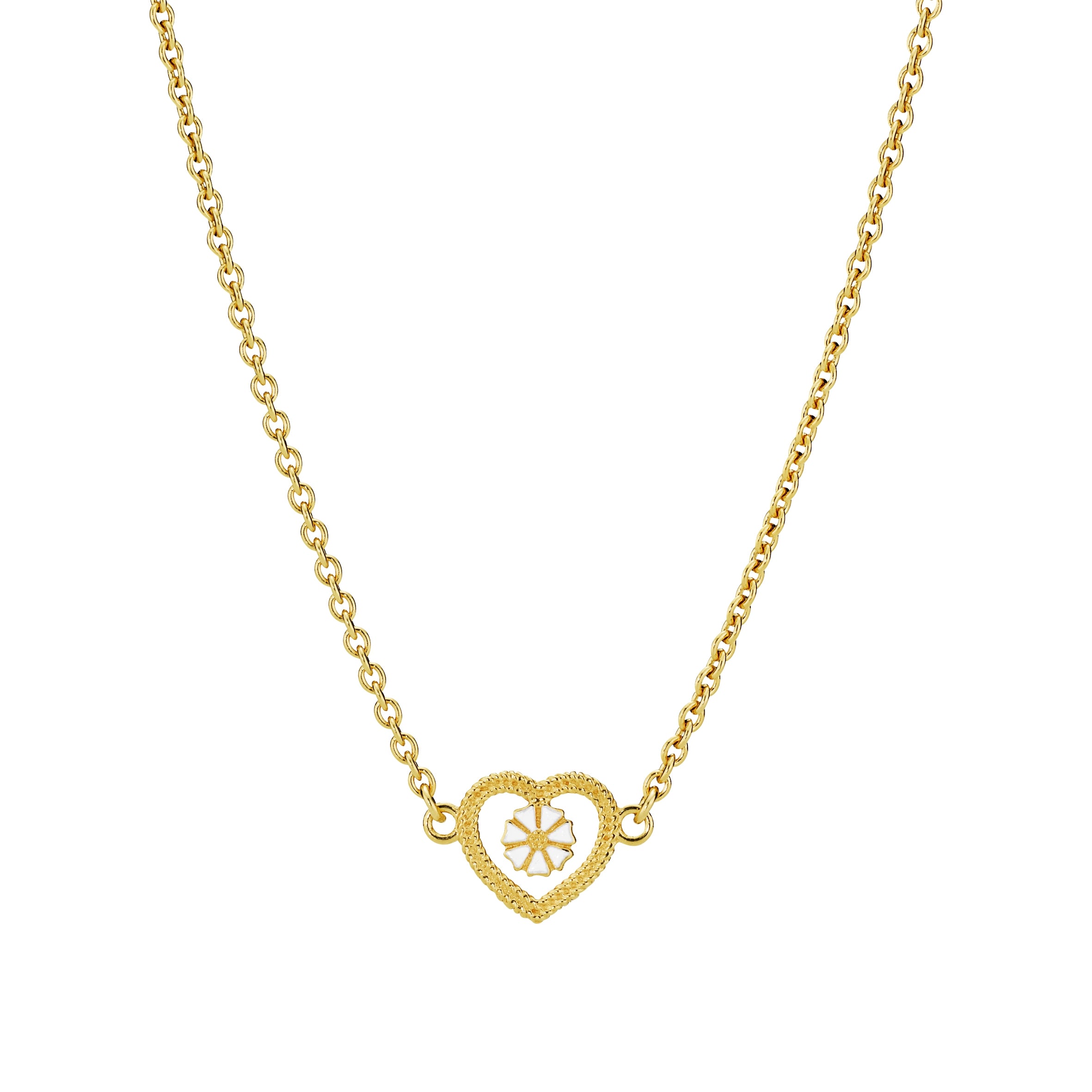 Lund Copenhagen Marguerit Collier med Hjerte 9025065-M