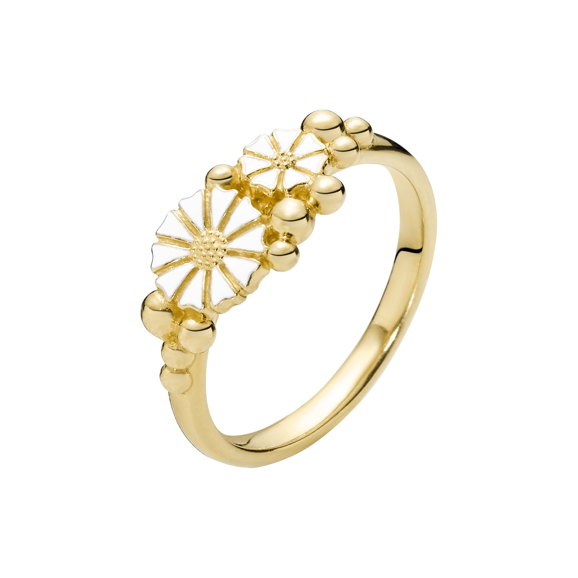 Lund Copenhagen Marguerit Ring med Kugler 9075068-M