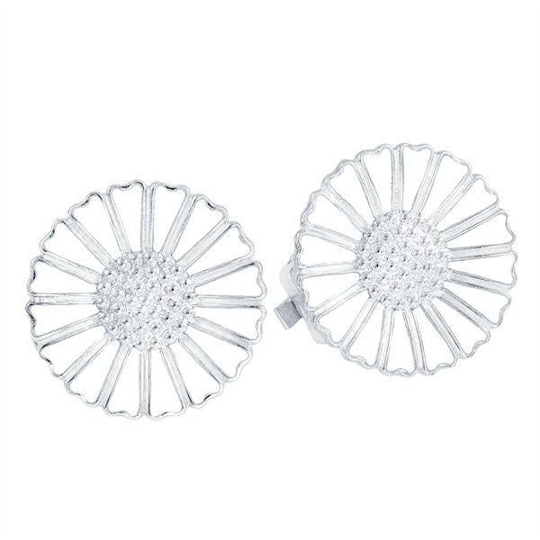 Lund Copenhagen 18mm Marguerit Øreclips 909018-0-H