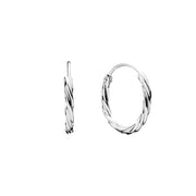 Lund Copenhagen 16mm Sølv Creol med Snoet Mønster 909517