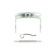 Omega Blank Rustfrit Stål Spænde 16mm