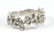 Per Borup Violina ring 14kt Hvidguld med 3stk. 0,01ct Diamant i alt 0,03ct 947R
