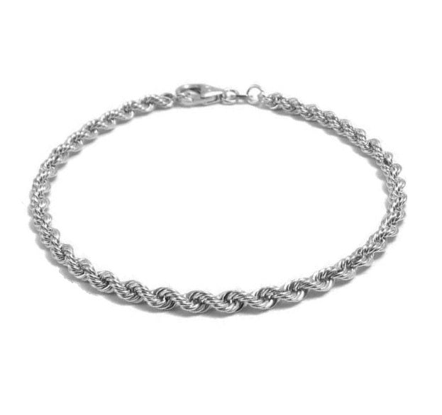 BNH Sølv Cordel Amrbånd 3,2mm 18,5cm