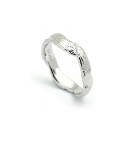 Per Borup Lille Daphne Ring 14kt Hvidguld 977R