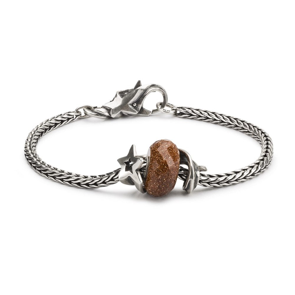 Trollbeads/Troldekugler Facetteret guldsten TGLBE-30053