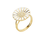 Lund Copenhagen Forgyldt ring med 18mm Marguerit 907018-M