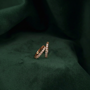 Bidstrup Design 18kt Guld Creol med i alt 0,23ct Brillanter Ø12mm