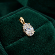 Bidstrup Design 14kt Guld vedhæng med 2,0ct Oval Lab-grown diamant