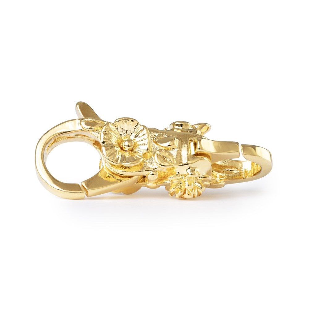 Trollbeads/Troldekugler Blomsternes sti lås, forgyldt TGPLO-00002