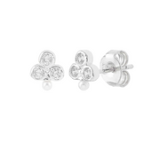 Hultquist Copenhagen Fleur Ørestik med Perle S08215 S-W