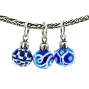 Trollbeads/Troldekugler Blå julekugler TAGBE-00042