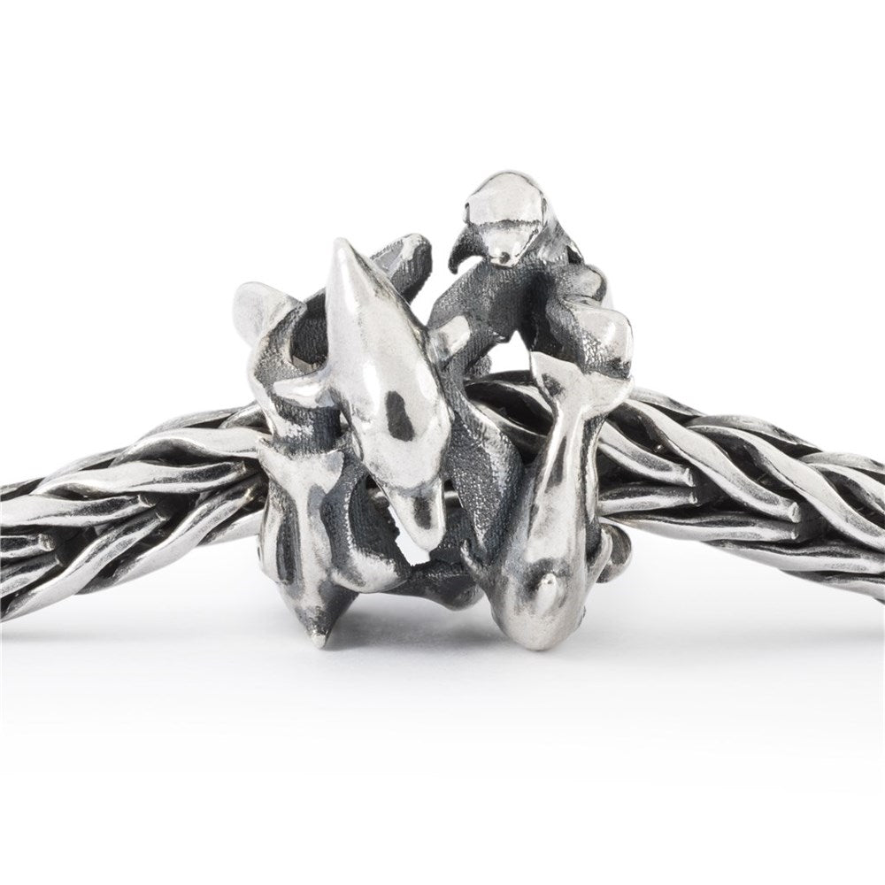Trollbeads/Troldekugler Delfinfamilie kugle TAGBE-30185