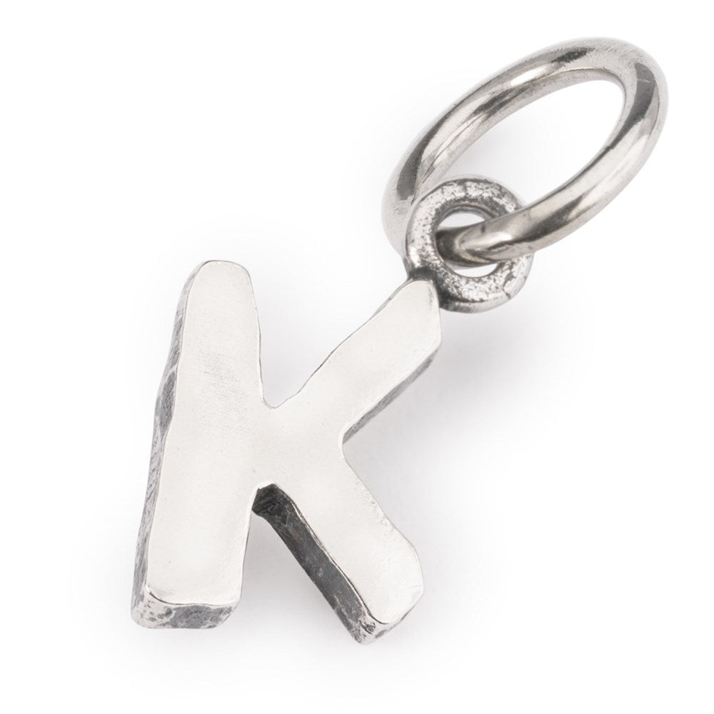 Trollbeads/Troldekugler Bogstav K kvast TAGBE-20280