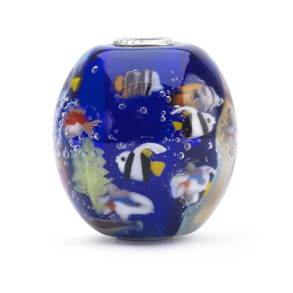 Trollbeads/Troldekugler Blåt ocean kugle TGLBE-00160