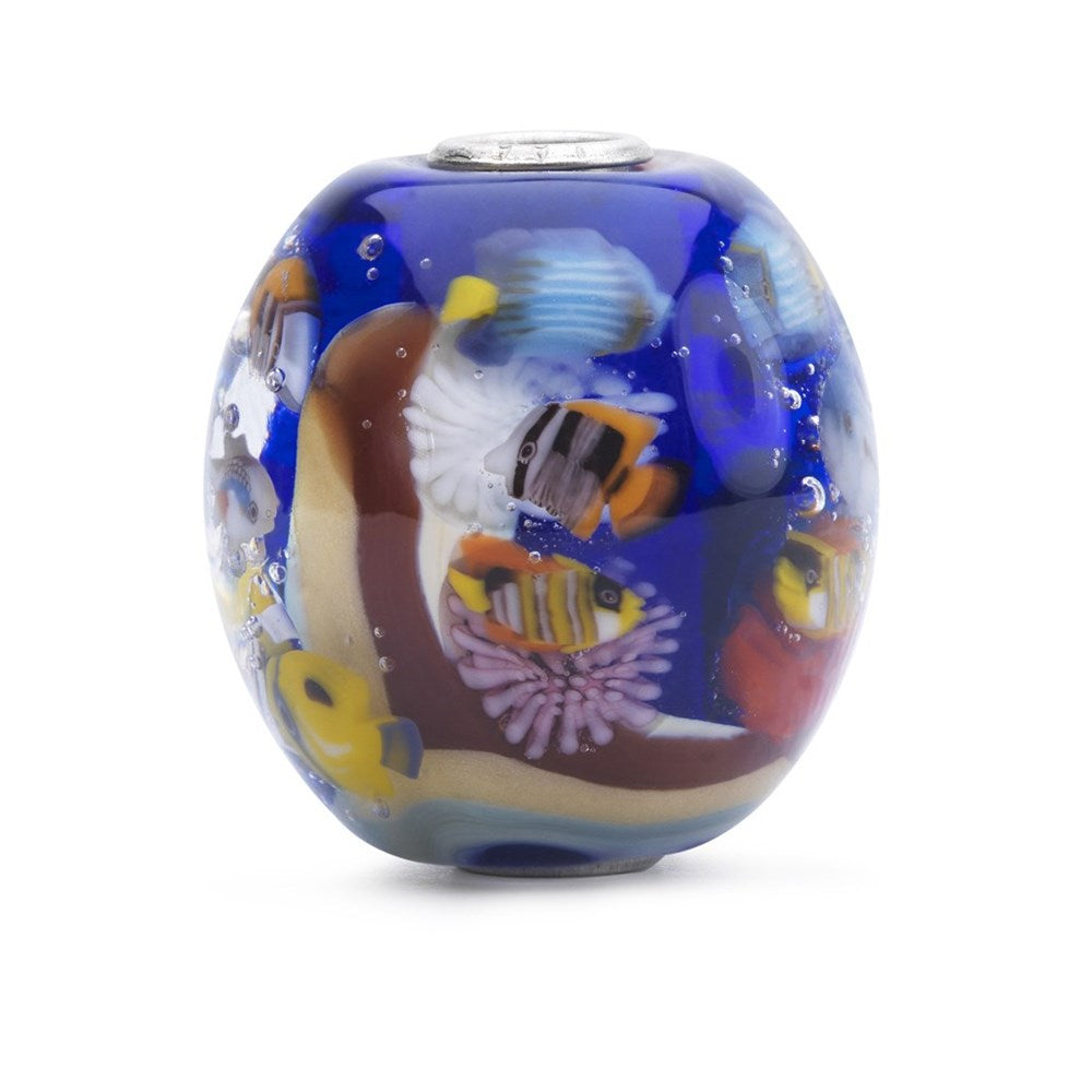 Trollbeads/Troldekugler Blåt ocean kugle TGLBE-00160