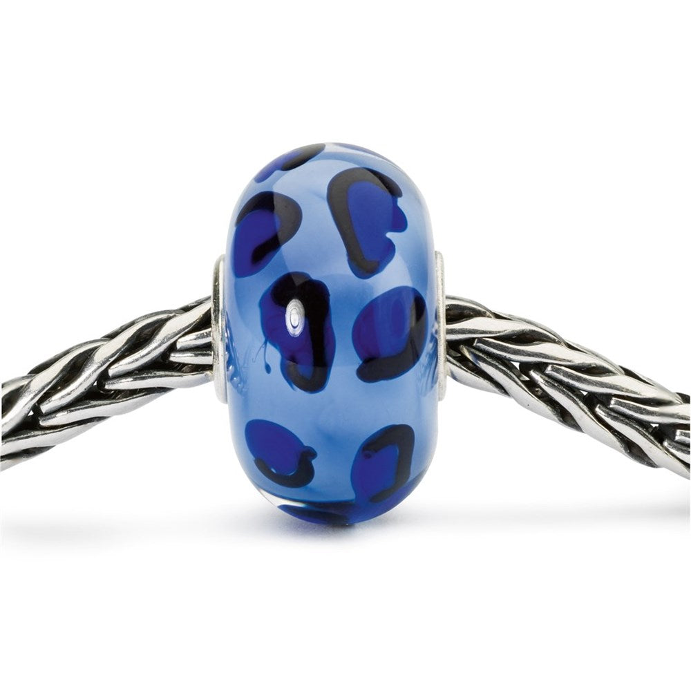 Trollbeads/Troldekugler Safir gepard kugle TGLBE-10419