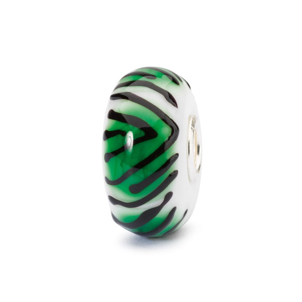 Trollbeads/Troldekugl Smaragd tiger kugle TGLBE-10422