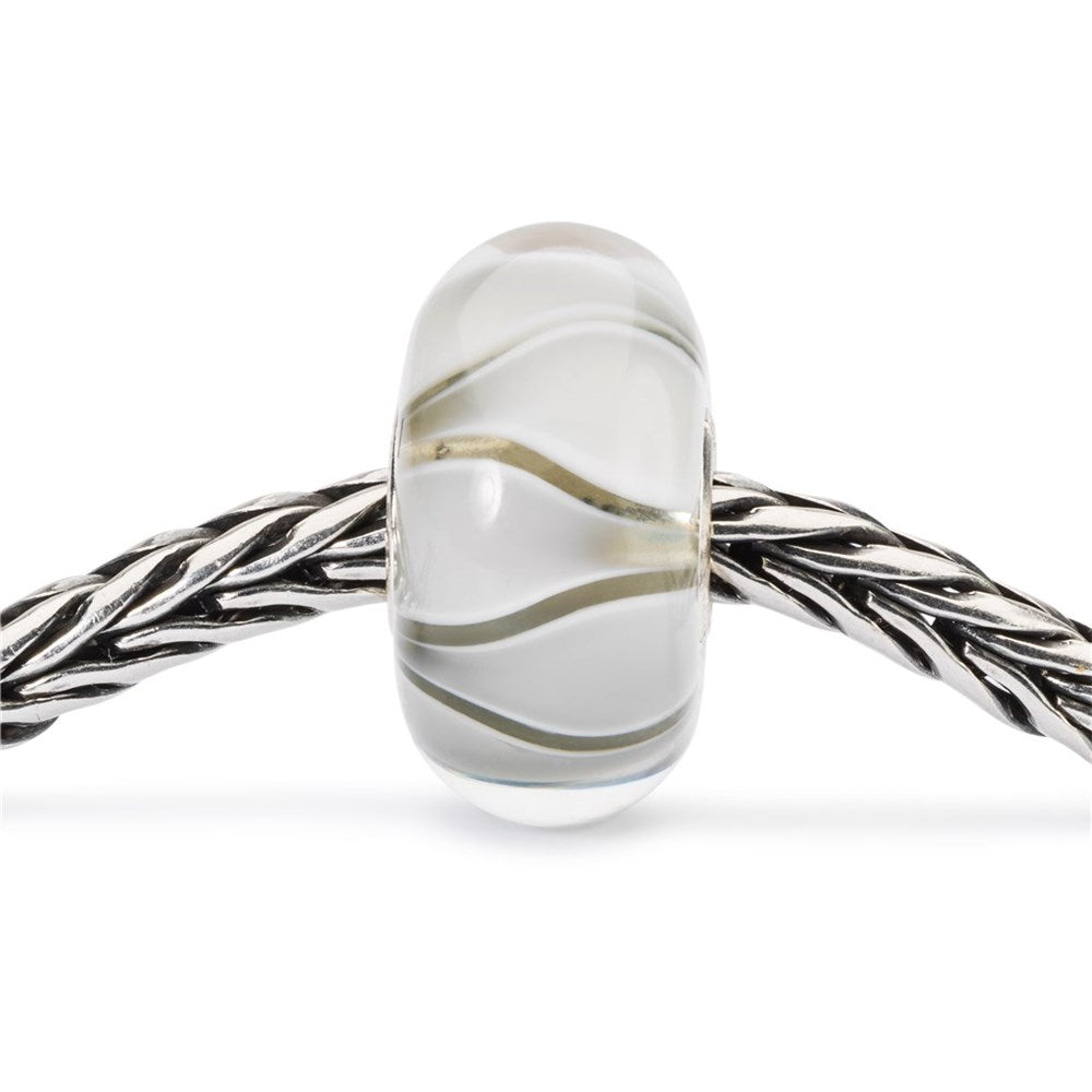 Trollbeads/Troldekugler hvide tulipaner kugle TGLBE-10440