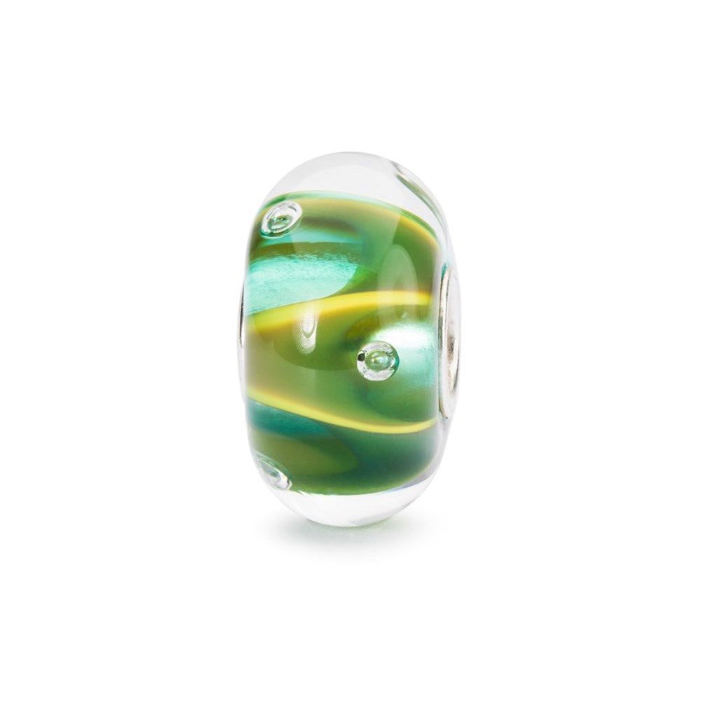 Trollbeads/Troldekugler Grønne dråber kugle TGLBE-10446