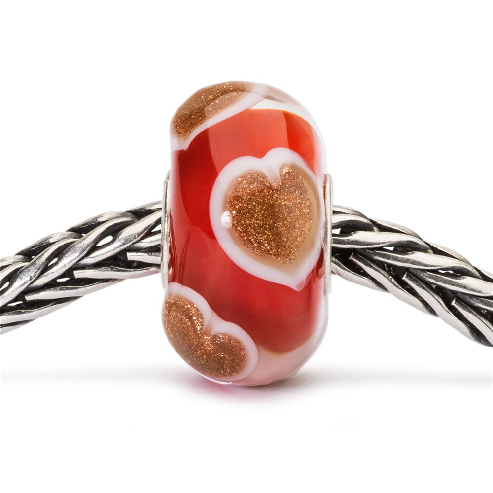 Trollbeads/Troldekugler Hjerte af glæde kugle TGLBE-20093