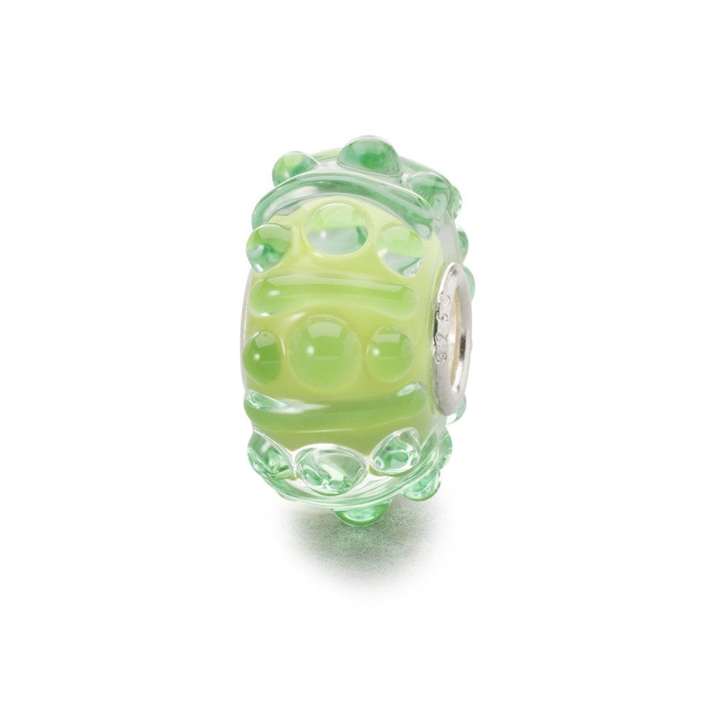 Trollbeads/Troldekugler Grøn brise kugle TGLBE-20118