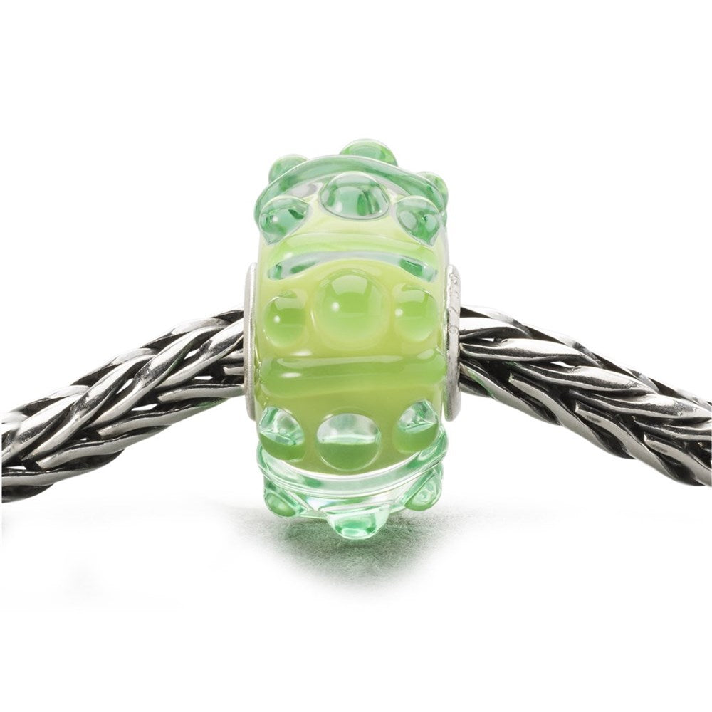 Trollbeads/Troldekugler Grøn brise kugle TGLBE-20118