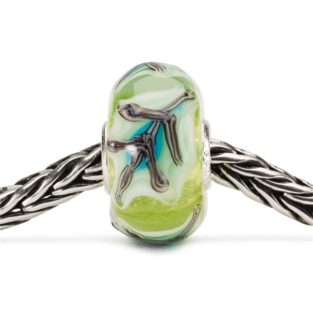 Trollbeads/Troldekugler Grønt blad kugle TGLBE-20129
