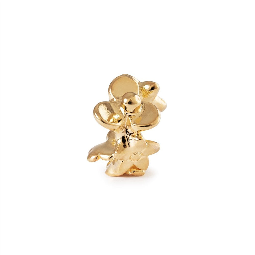 Trollbeads/Troldekugler Lille blomsterranke, forgyldt TGPBE-20001