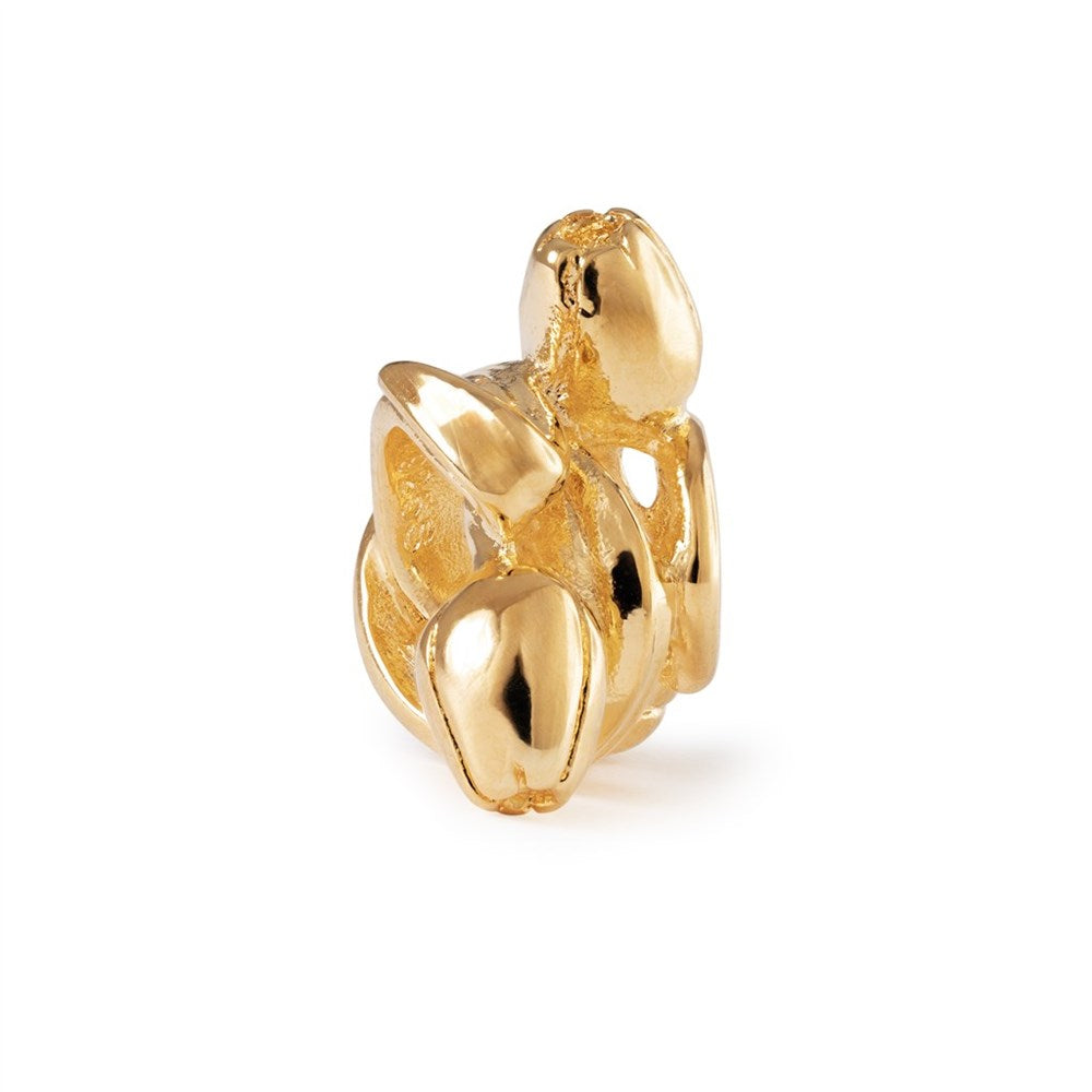 Trollbeads/Troldekugler Tulipan af optimisme, forgyldt TGPBE-40001
