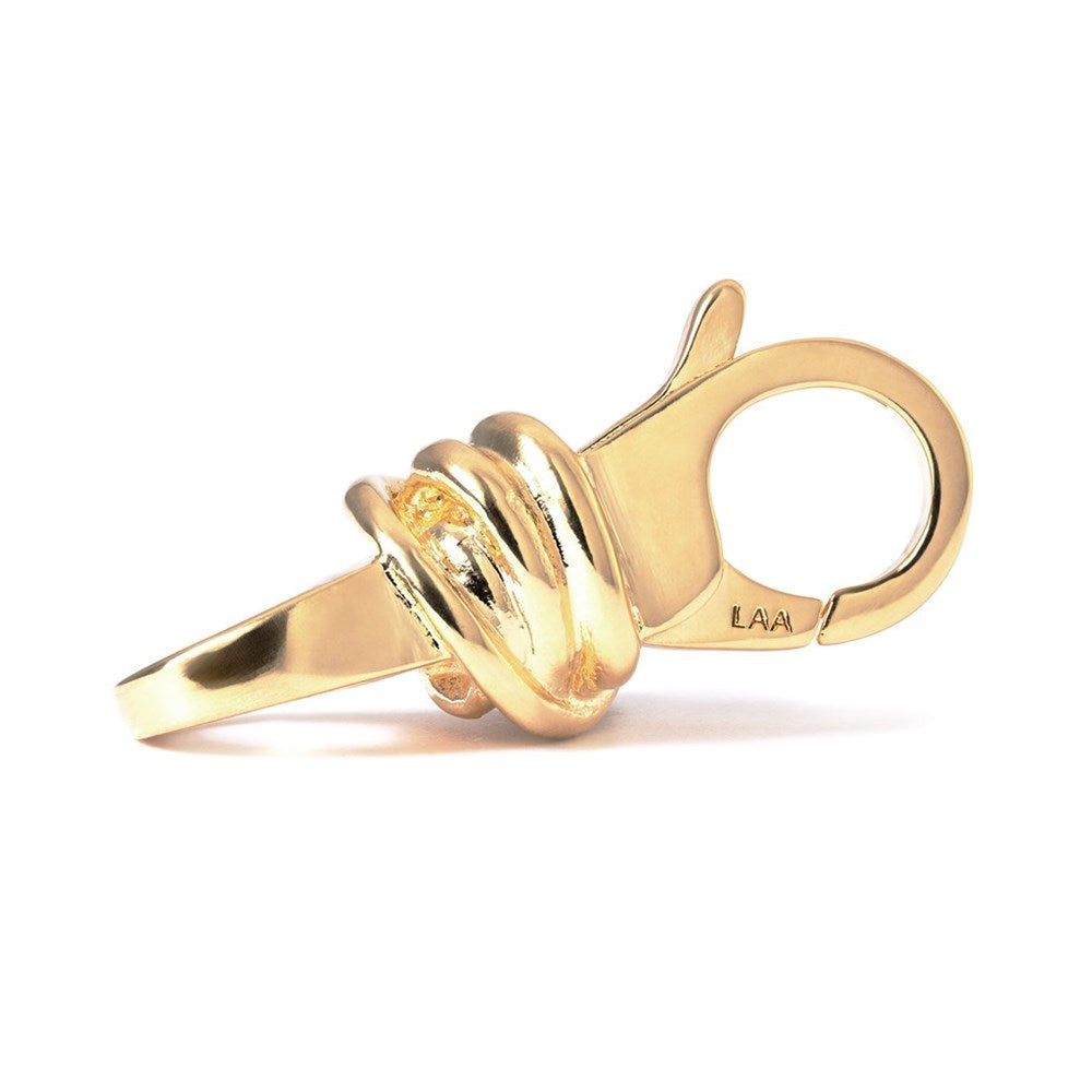 Trollbeads/Troldekugler Lykkeknude lås, forgyldt TGPLO-00001