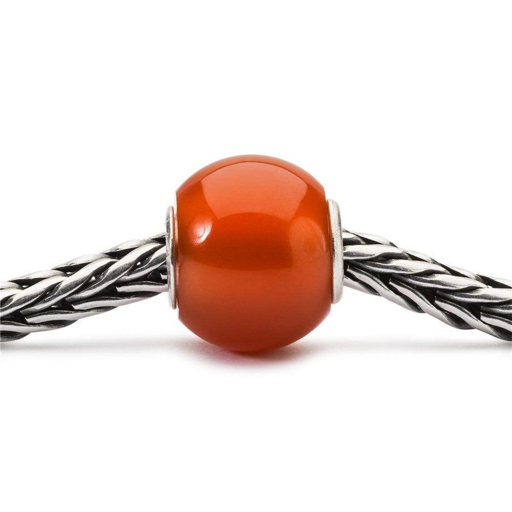 Trollbeads/Troldekugler Rund rød onyks kugle TSTBE-00023