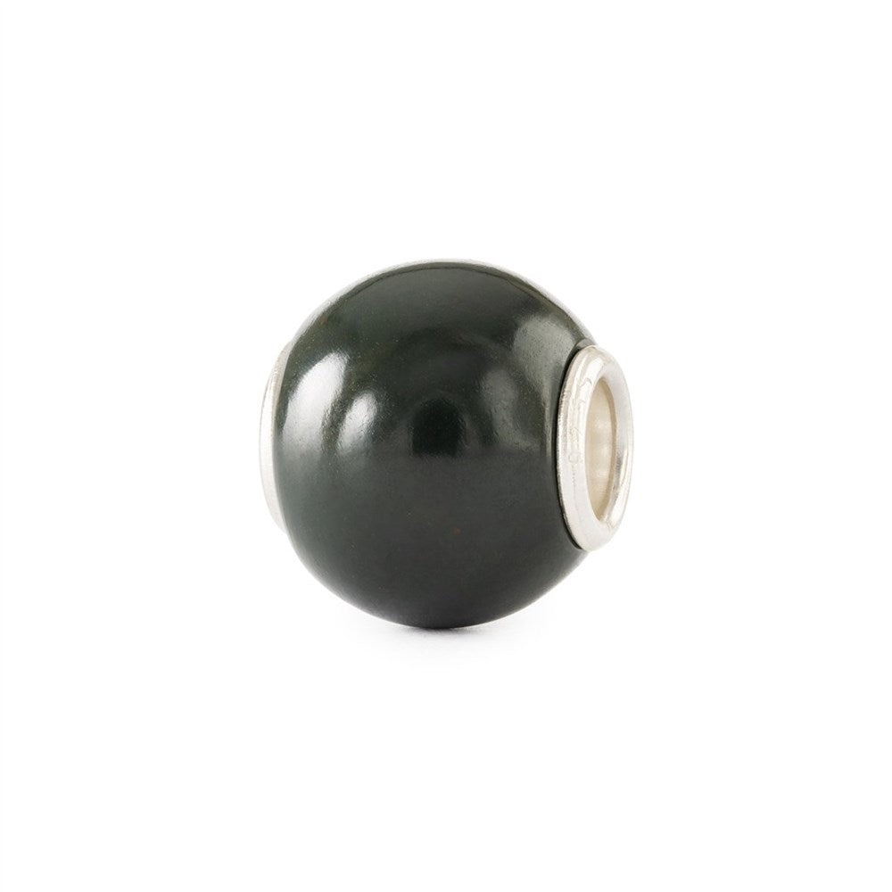 Trollbeads/Troldekugler Rund grøn chalcedon TSTBE-00043