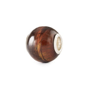 Trollbeads/Troldekugler Rund rød tigerøje TSTBE-00044
