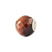 Trollbeads/Troldekugler Rund rød tigerøje facet TSTBE-00045