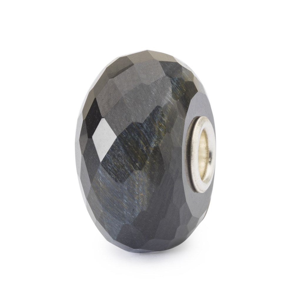 Trollbeads/Troldekugler Blåt tigerøje kugle TSTBE-20008