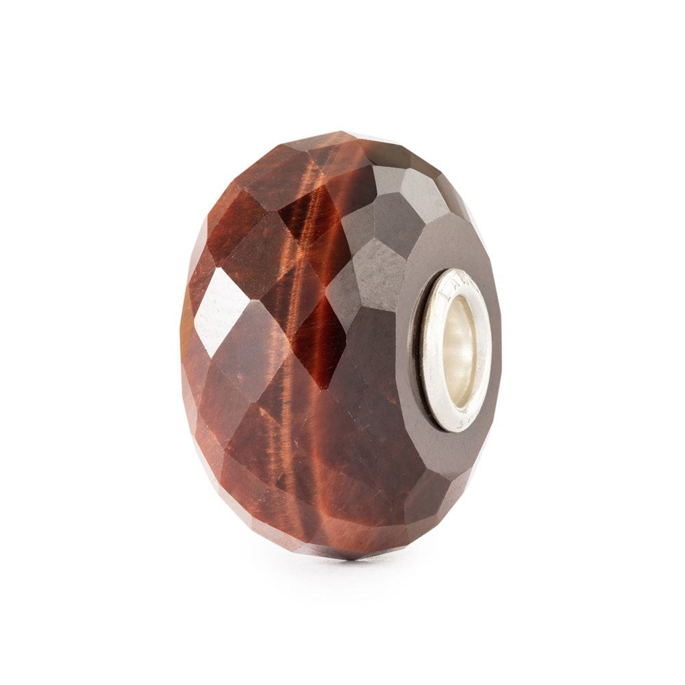Trollbeads/Troldekugler Rødt tigerøje kugle TSTBE-20009