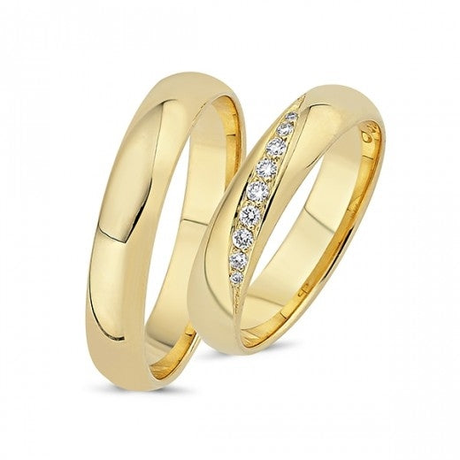 Nuran True Love Kampagne Ringe i 14kt Guld A4019