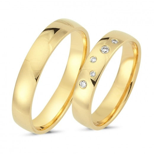Nuran True Love Kampagne Ringe i 14kt Guld A4130