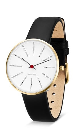 Arne Jacobsen Bankers 34mm 531008-2001G