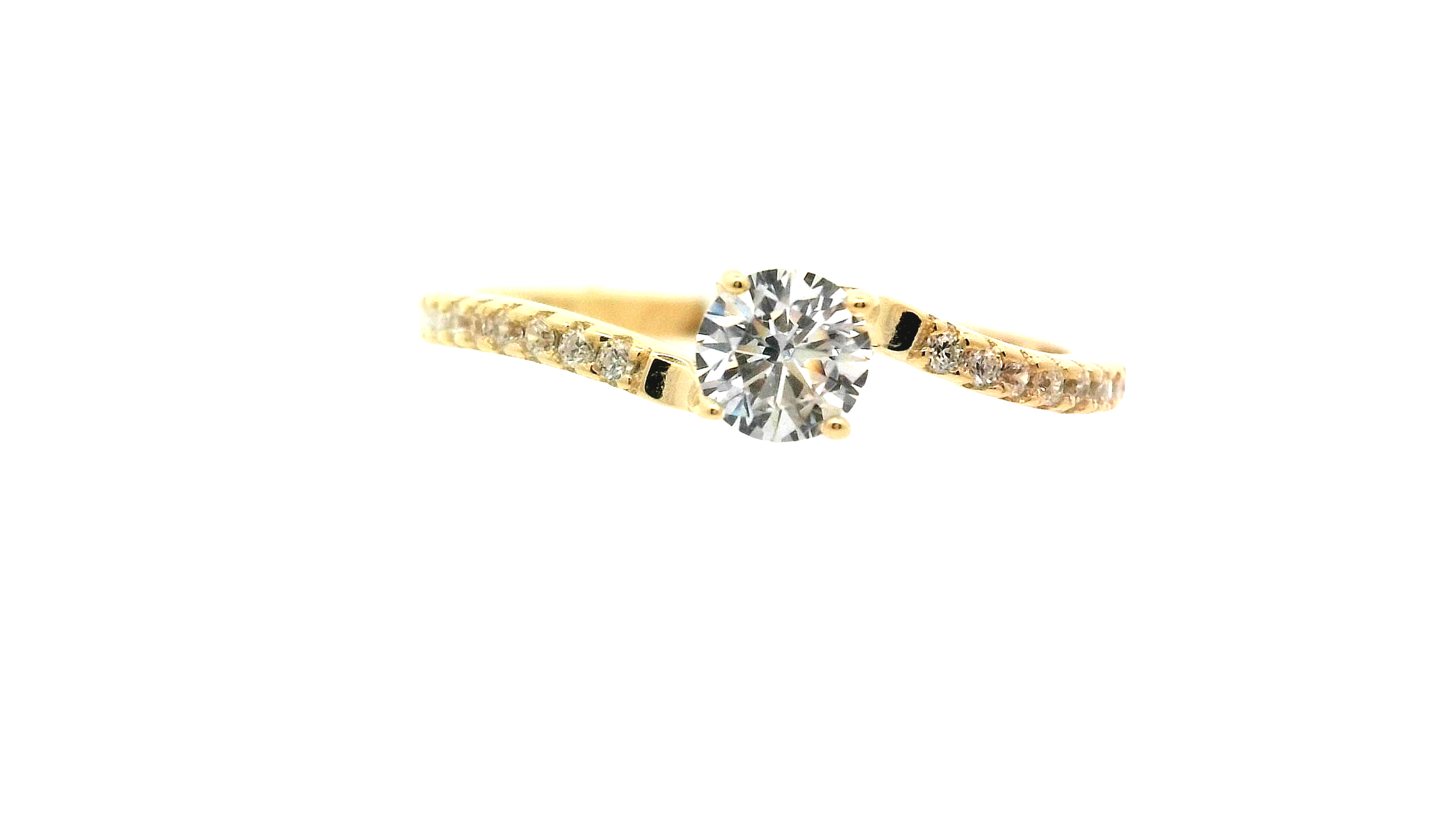 Bidstrup Forgyldt Ring med Zirkonia AR41740201