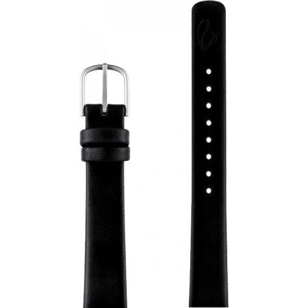 Arne Jacobsen Sort Læder Urrem 14mm