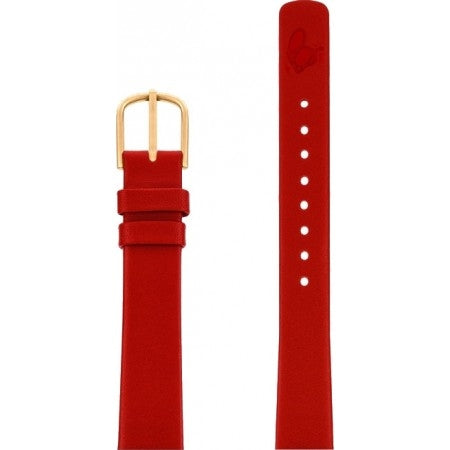 Arne Jacobsen Rød Læder Urrem 14mm