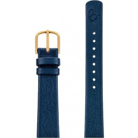 Arne Jacobsen Navy Blå Læder Urrem 16mm