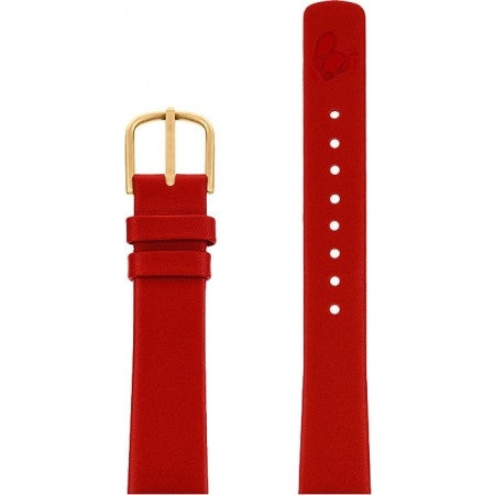 Arne Jacobsen Rød Læder Urrem 16mm