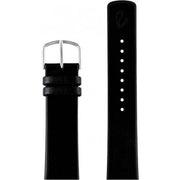 Arne Jacobsen Sort Læder Urrem 20mm