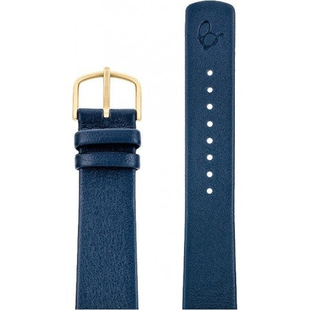 Arne Jacobsen Navy Blå Læder Urrem 20mm