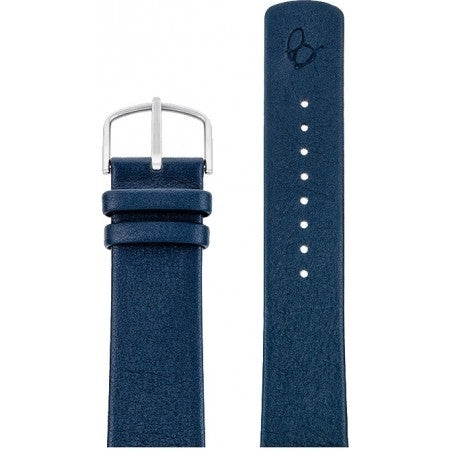 Arne Jacobsen Navy Blå Læder Urrem 22mm
