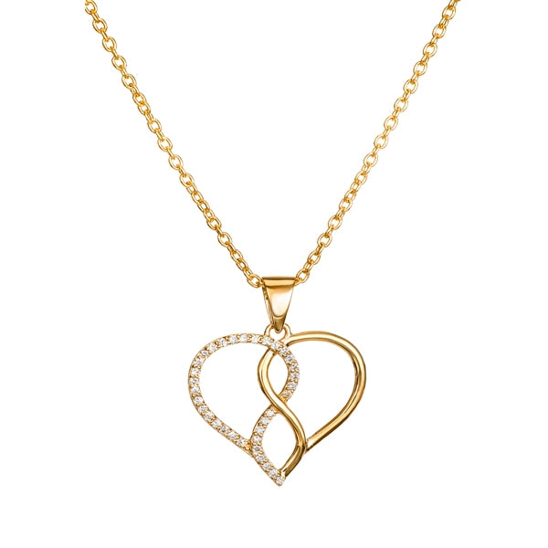 Blomster Jewellery 14kt Guld Hjerte Vedhæng BL1055 PD