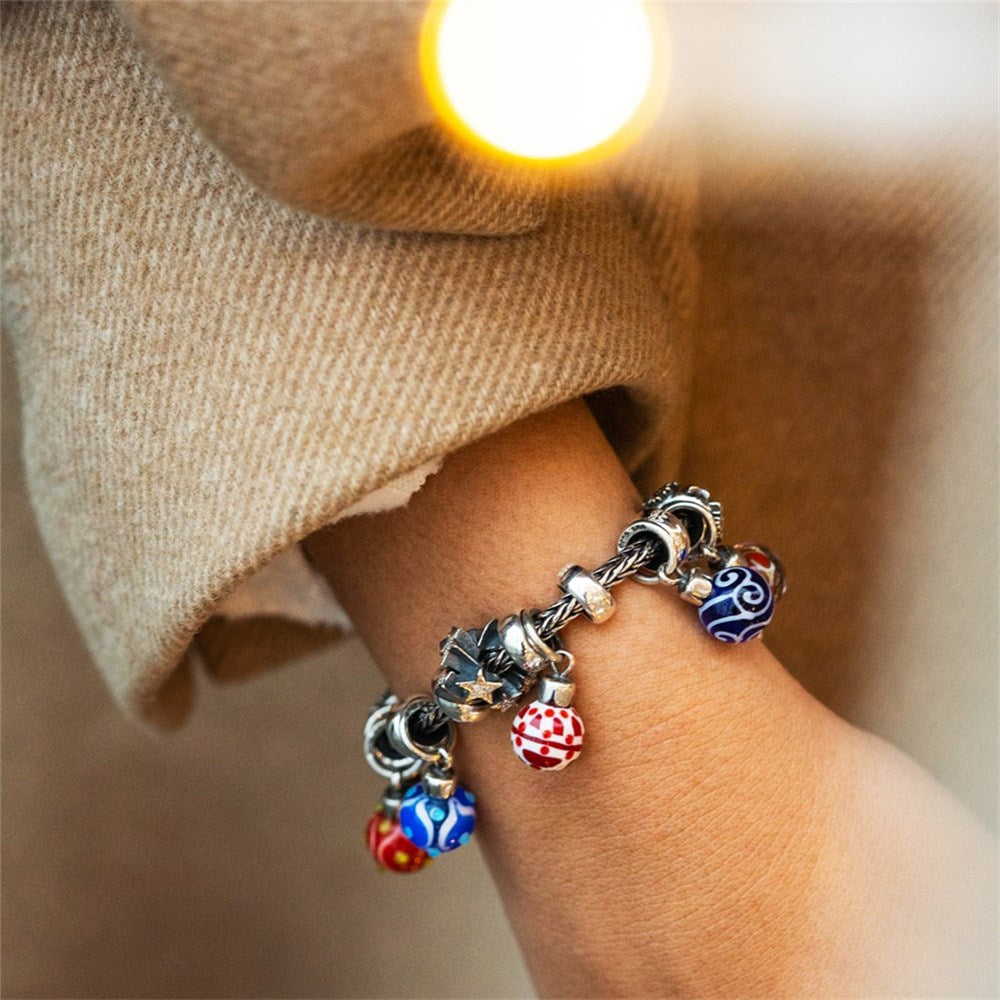 Trollbeads/Troldekugler Røde julekugler TAGBE-00041
