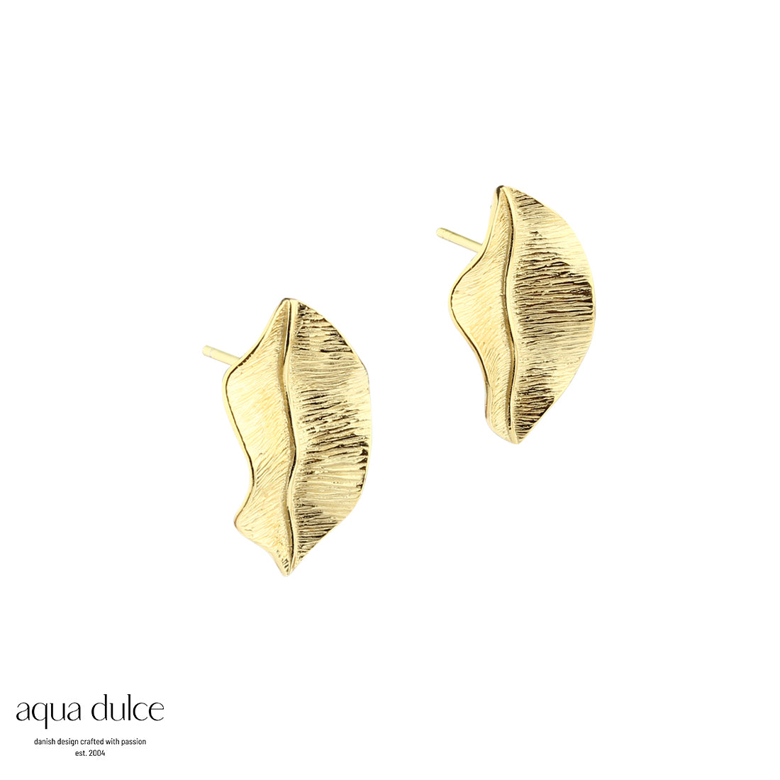 Aqua Dulce Cherry leaf big ørering
